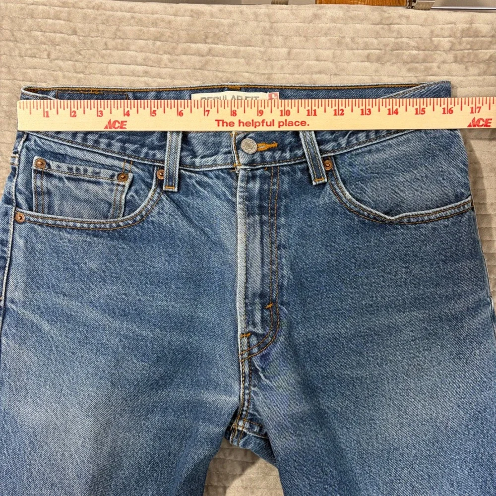 Vintage Levi's 505 Regular‎ Fit Jeans Men's Blue Denim W33 L32